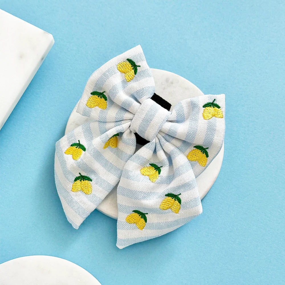 Cocopup London Living La Vida Lemon Sailor Bow Tie