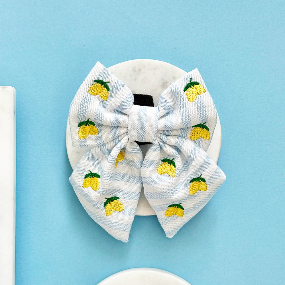 Cocopup London Living La Vida Lemon Sailor Bow Tie