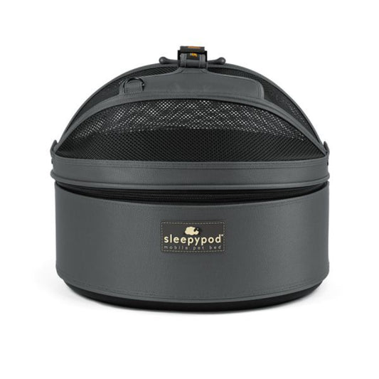 Sleepypod Mobile Pet Bed in Charcoal Grey - crash-tested pet carrier, car seat and bed in one