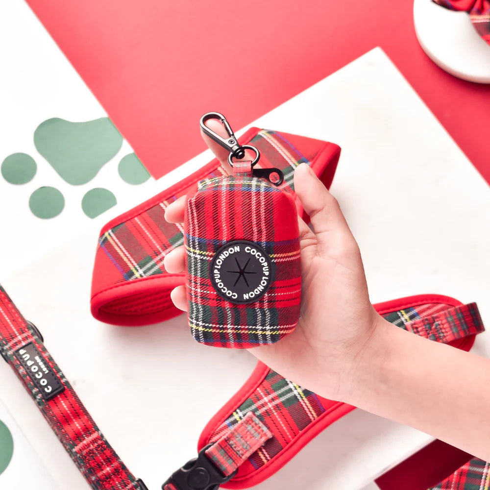 Cocopup London - Tartan Poop Bag Holder